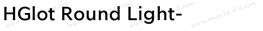 HGlot Round Light字体转换